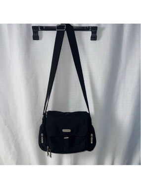 Baggallini Nylon Crossbody bag Adjustable Strap Black Multiple Pockets
